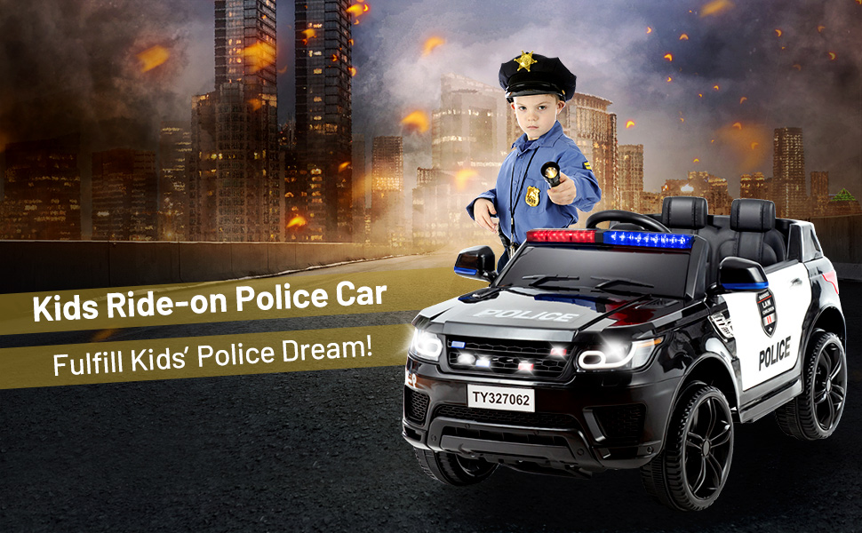 paseo en coche de polic&iacute;a