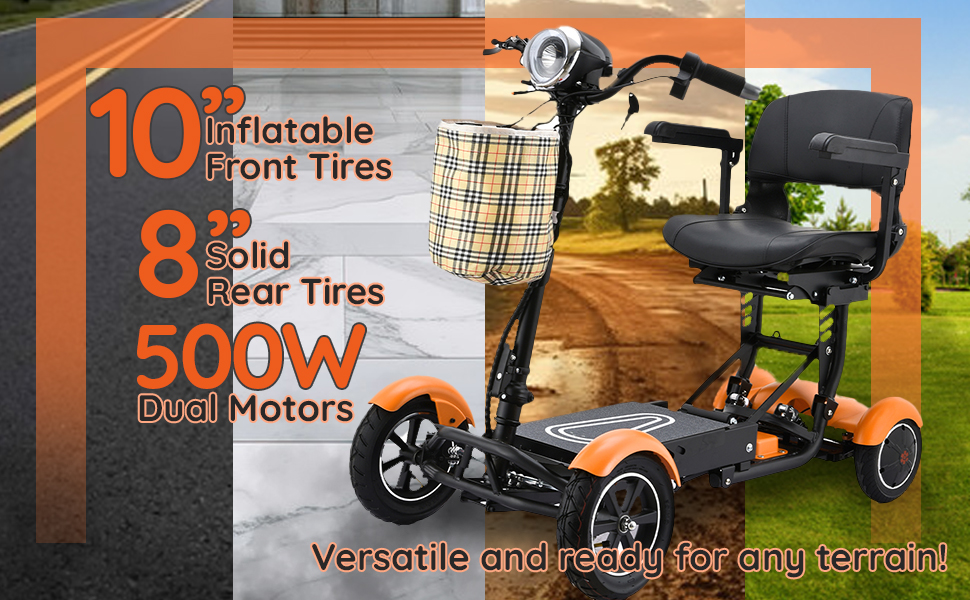 patin electrico scooter eléctrico adulto silla ruedas para adultos plegable triciclo patín carro 