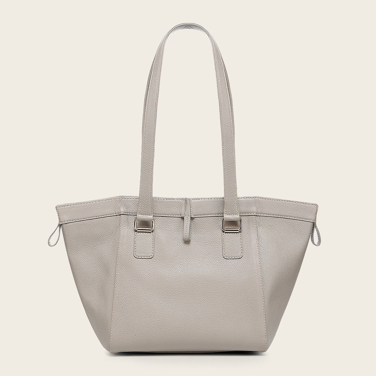 Bolso tote en piel genuina de pitón para dama