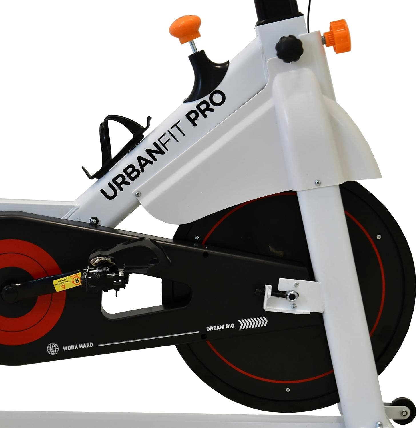 Bicicleta Fija para Spinning UrbanFit Pro Fitness Cardio de 15 Kg – Monitor Electrónico con 7 Funciones – Completamente Ajustable – Bici Fija para Spinning – Entrenamiento Cardio en Casa – Resistente y Fácil de Instalar – Variedad de Colores