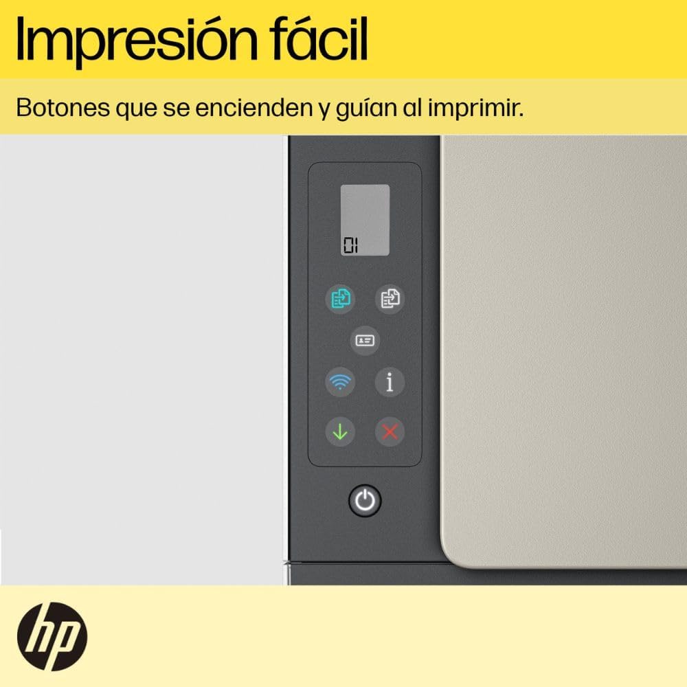 HP Impresora Multifuncional Smart Tank 585, Tinta Continua, Color, Wi-Fi, Dúplex (Doble Cara) Manual, Impresión Desde Smart App, hasta 2 años de Garantía* (1F3Y4A)