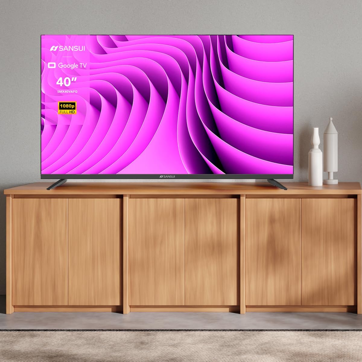SANSUI Television Google TV, Voice Assistant Smart TV 2023 (43" 4k UHD)