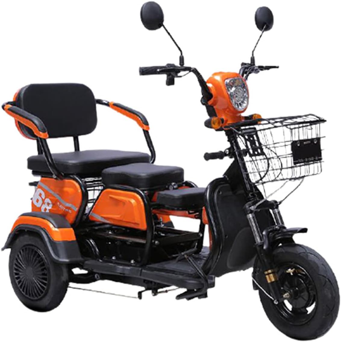 ZJDU Scooter Eléctrico De Movilidad De 3 Ruedas,Dispositivo De Silla De Ruedas Móvil Eléctrico para Adultos -Ajuste De 3 Velocidades,Adecuado para Personas Mayores,Discapacitados, Adultos