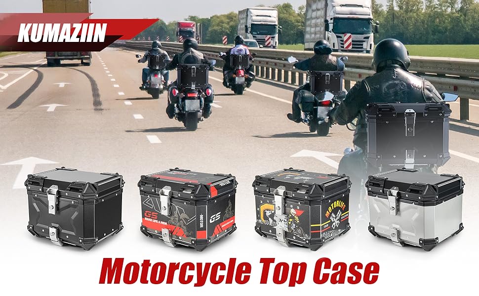 Estuche superior para motocicleta