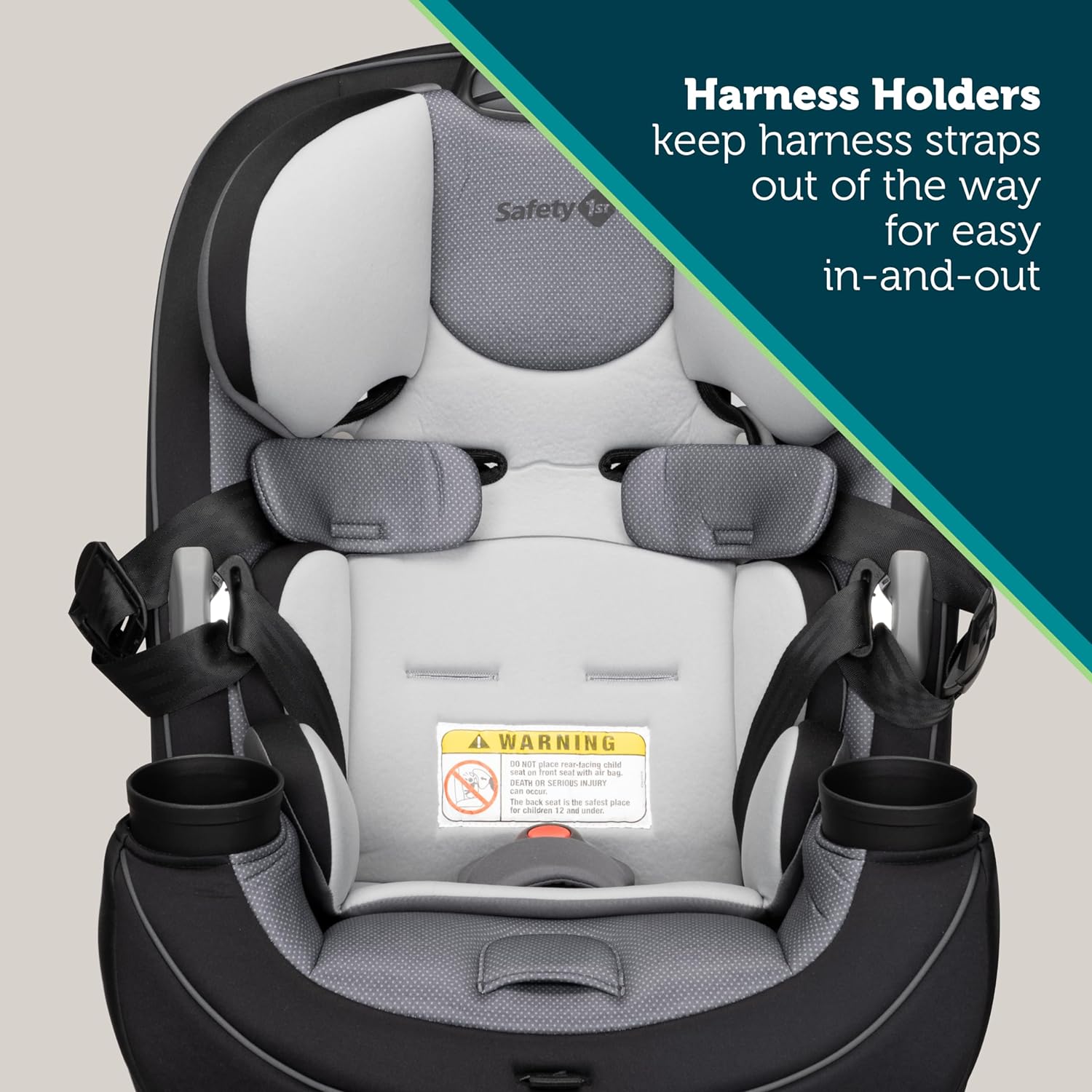 Safety 1st Autoasiento Grow and Go Air 3 en 1, Carbon Ink