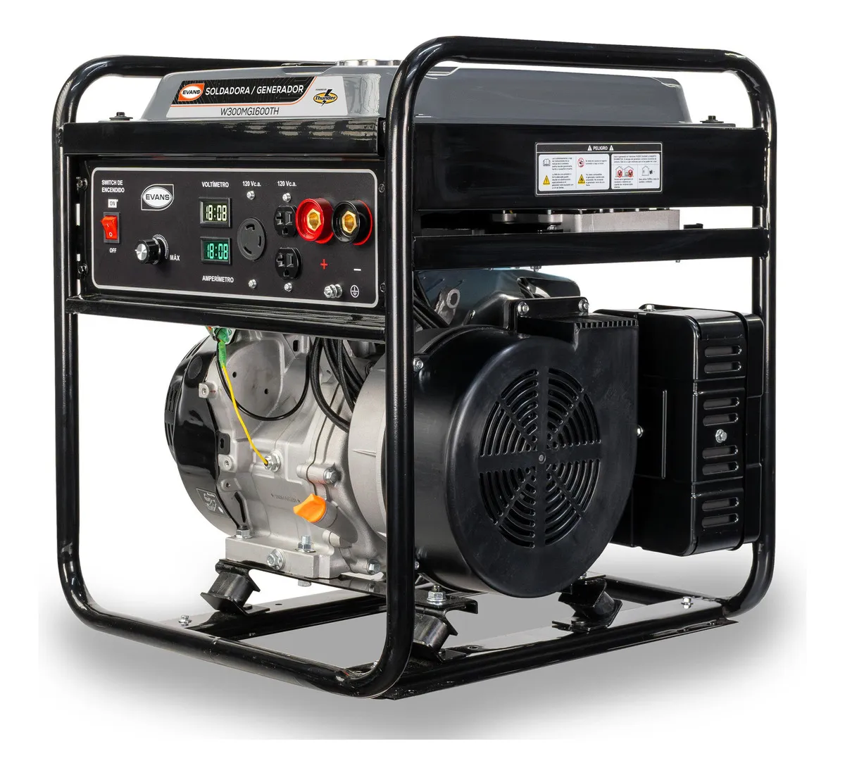 Soldadora Generador Inverter Evans 16hp 3kva 80/230a Color Negro Frecuencia 60 Hz
