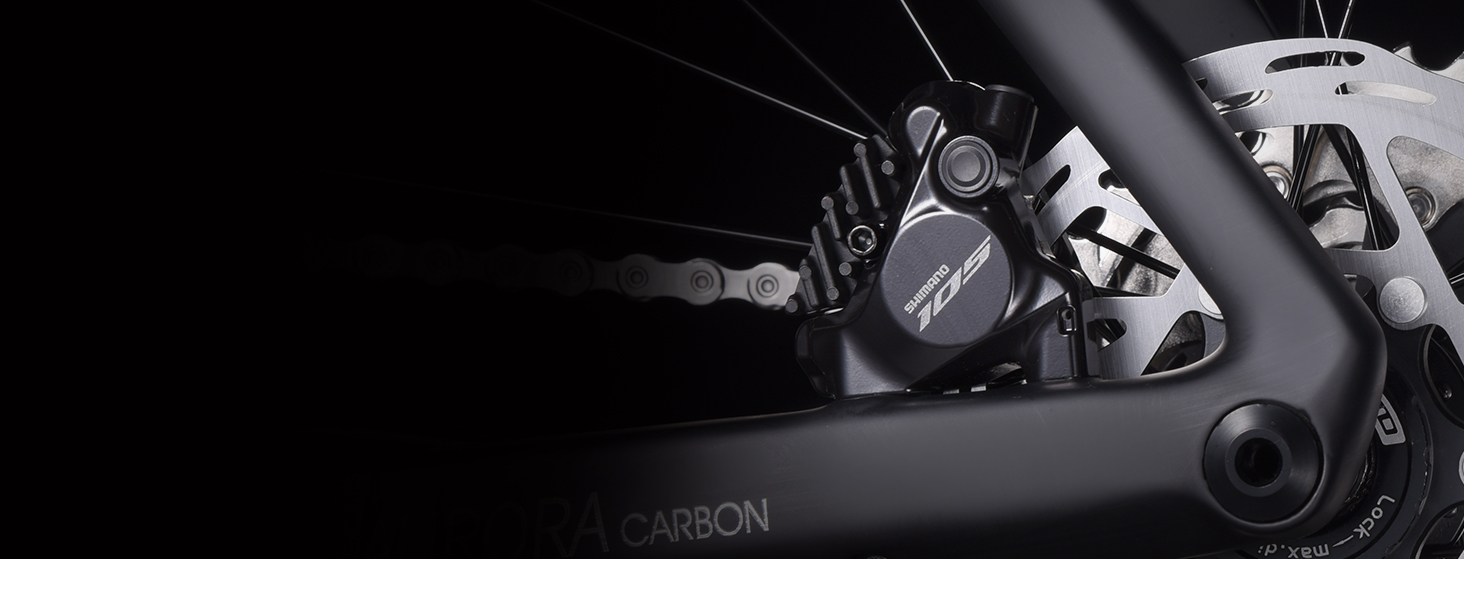 Con pinzas de freno de disco Shimano 105 PR - R7170