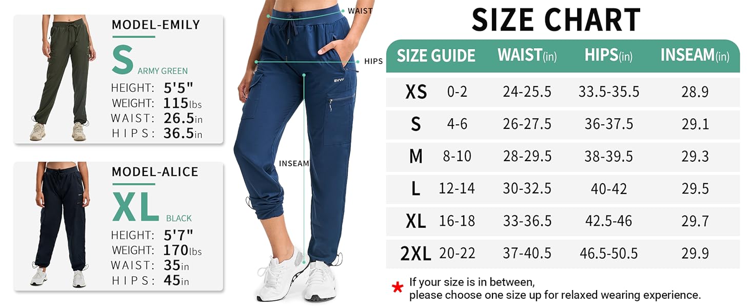 pantalones de senderismo cargo para mujer
