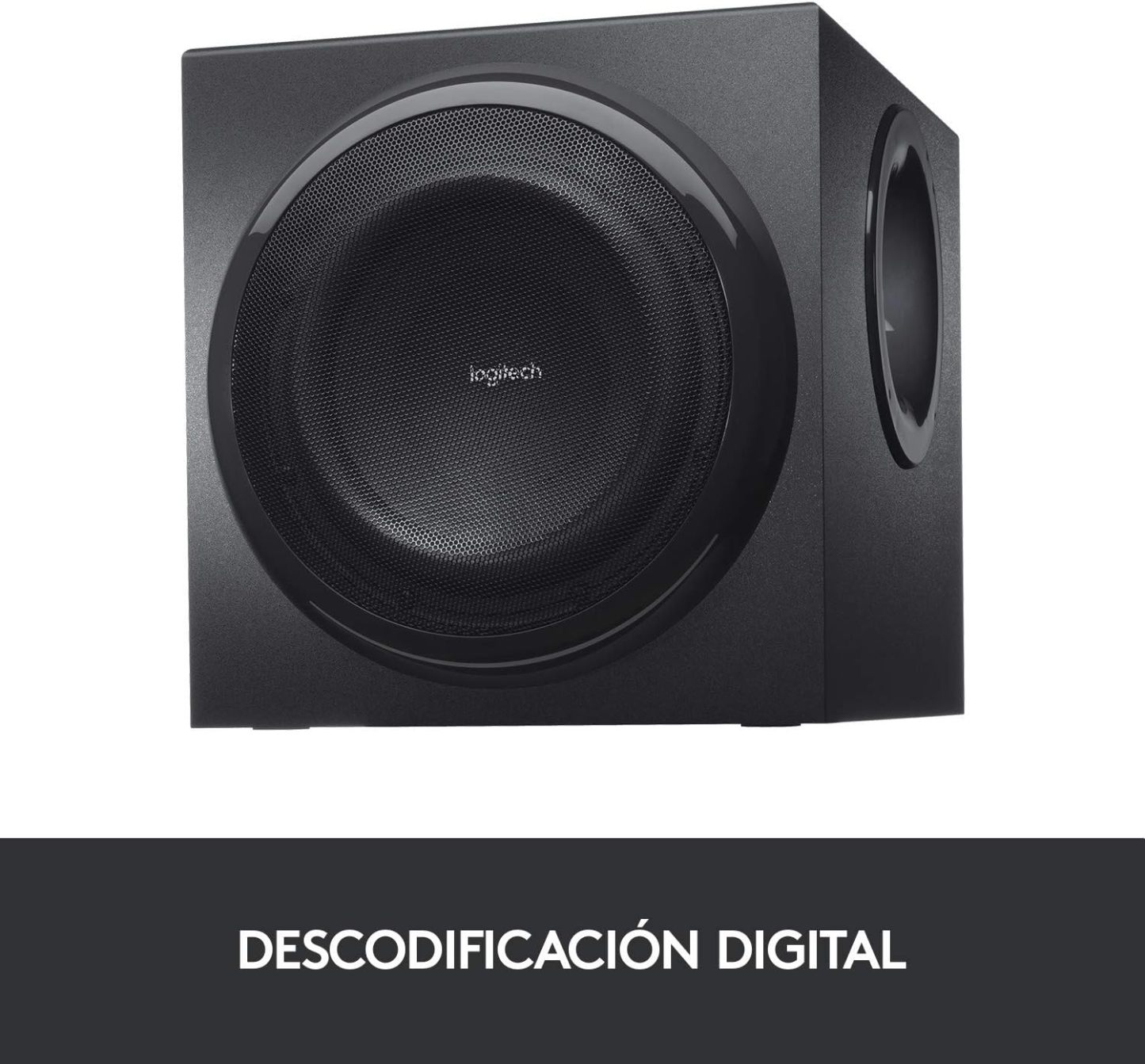 Logitech Z906 5.1 Sistema de Audio con Sonido Envolvente THX, Certificado Dolby&DTS, 500 W RMS, Multi-Dispositivos, Entradas Audio Múltiples, PC/PS4/Xbox/TV/Móvil/Tablet - Negra