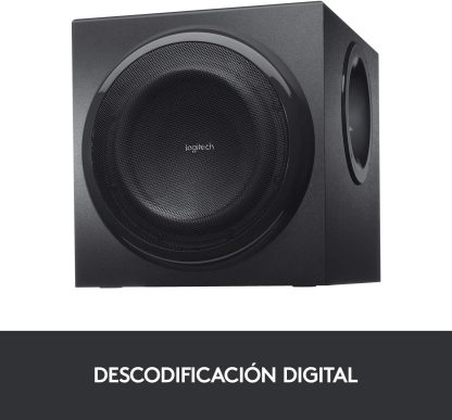Logitech Z906 5.1 Sistema de Audio con Sonido Envolvente THX, Certificado Dolby&DTS, 500 W RMS, Multi-Dispositivos, Entradas Audio Múltiples, PC/PS4/Xbox/TV/Móvil/Tablet - Negra