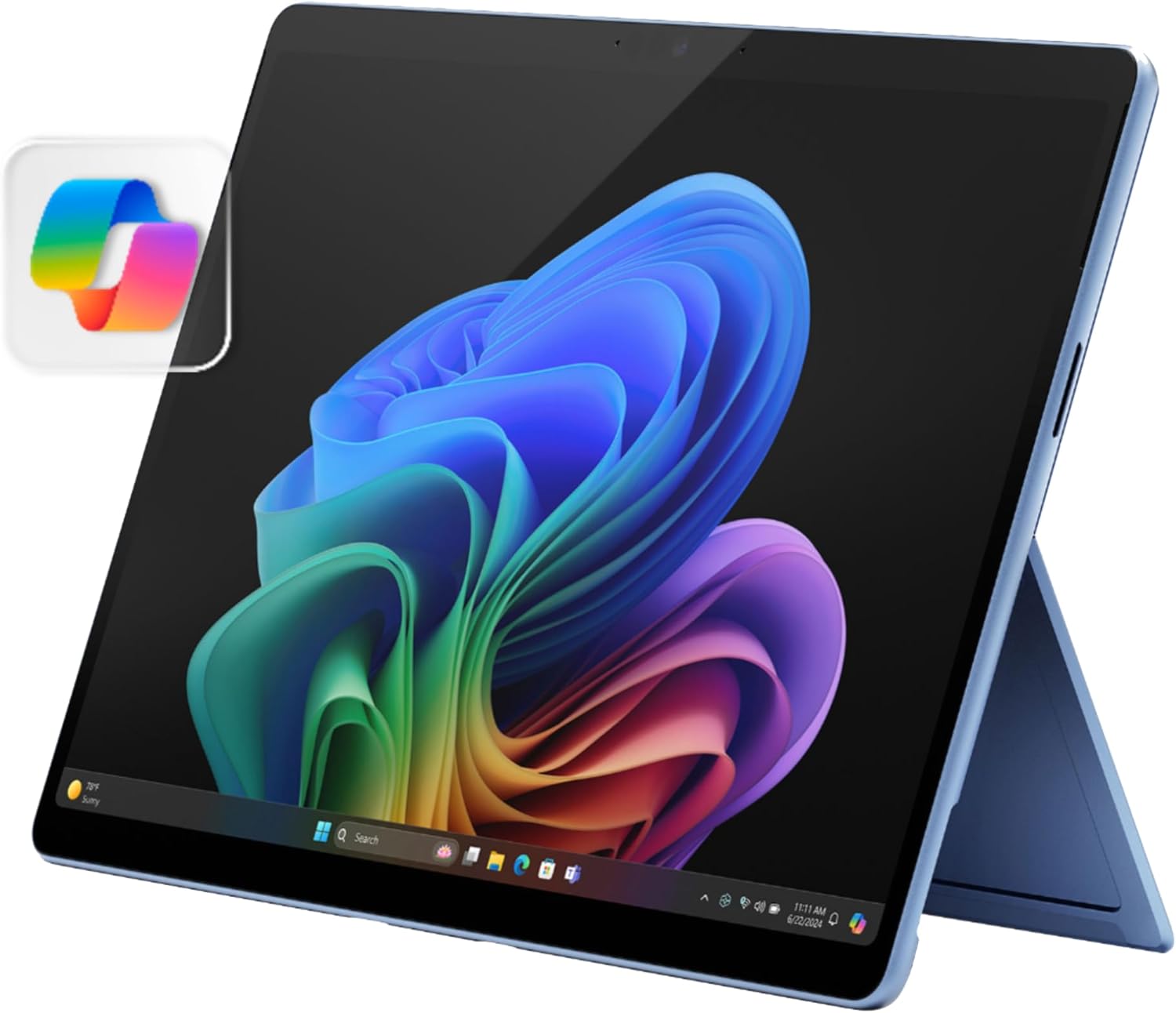 Microsoft Surface Pro 2 en 1 Laptop/Tablet (2024), Windows 11 Copilot+ PC, visualización táctil de 13 Pulgadas, Snapdragon X Plus (10 núcleos), 16 GB de RAM, 512 GB de Almacenamiento, Zafiro