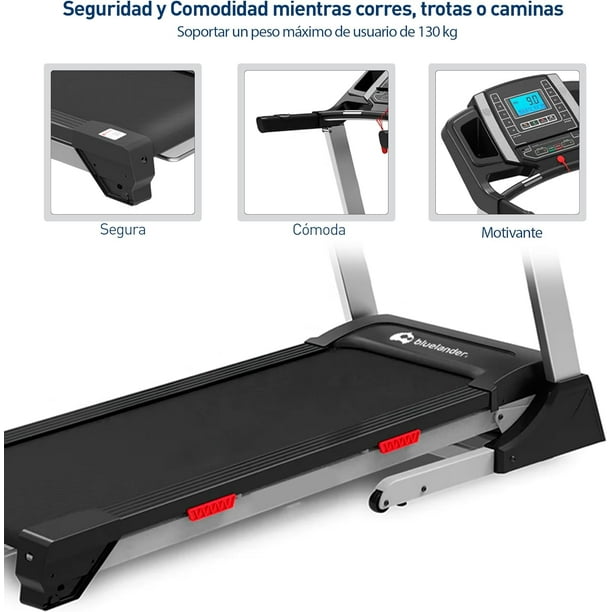 Caminadora Electrica Pro Bluelander 3.5 HP,Velocidades de 1 a 18 km/h