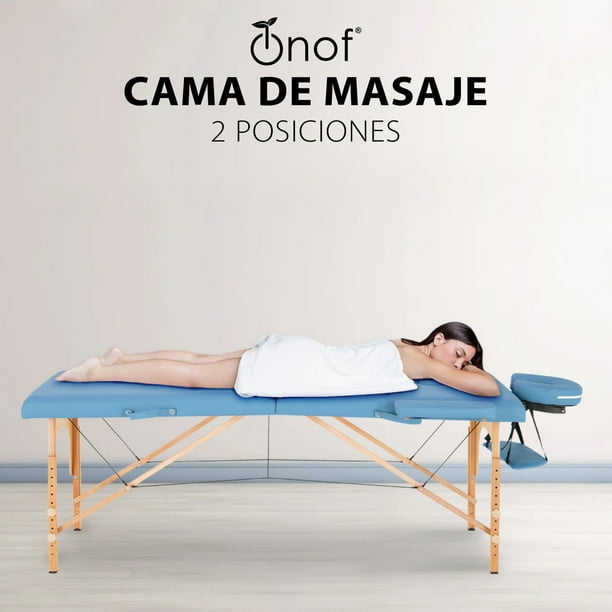 Cama De Masaje Plegable Onof MILAN-04 Cuadrada C/ Accesorios Portátil
