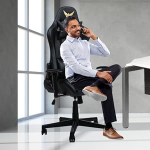 silla gamer negra lifestyle oficina 1