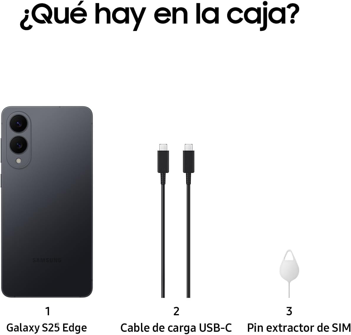 SAMSUNG Celular Galaxy S25 Edge Plata 256GB