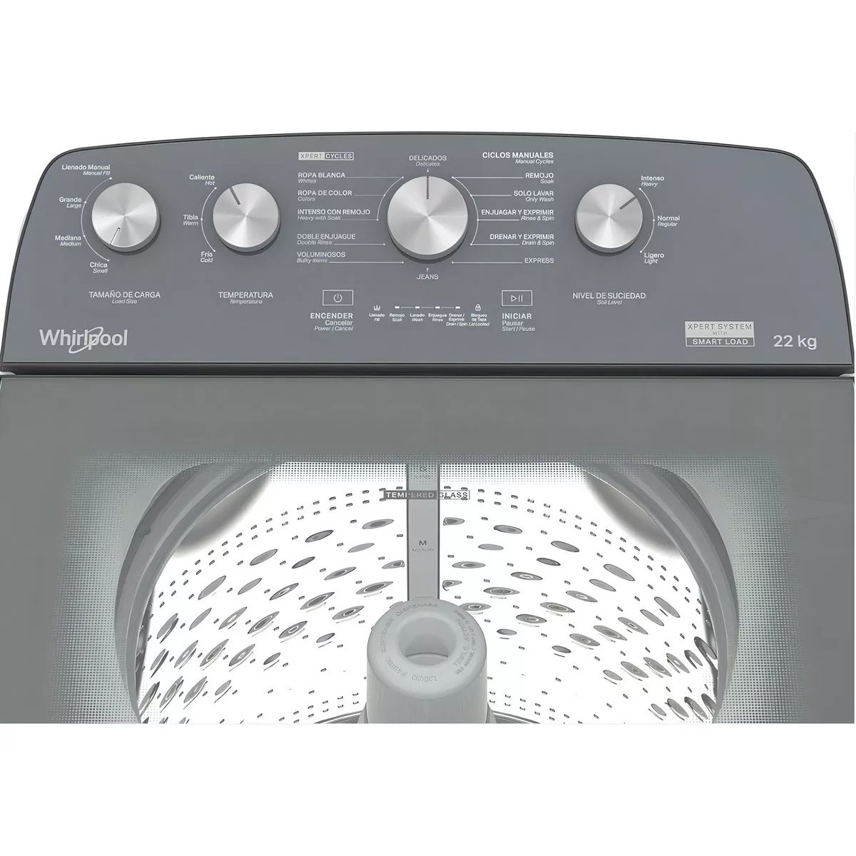 Lavadora Carga Superior Whirlpool 22kg Xpert System