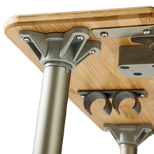 mesa plegable de bamb&uacute;