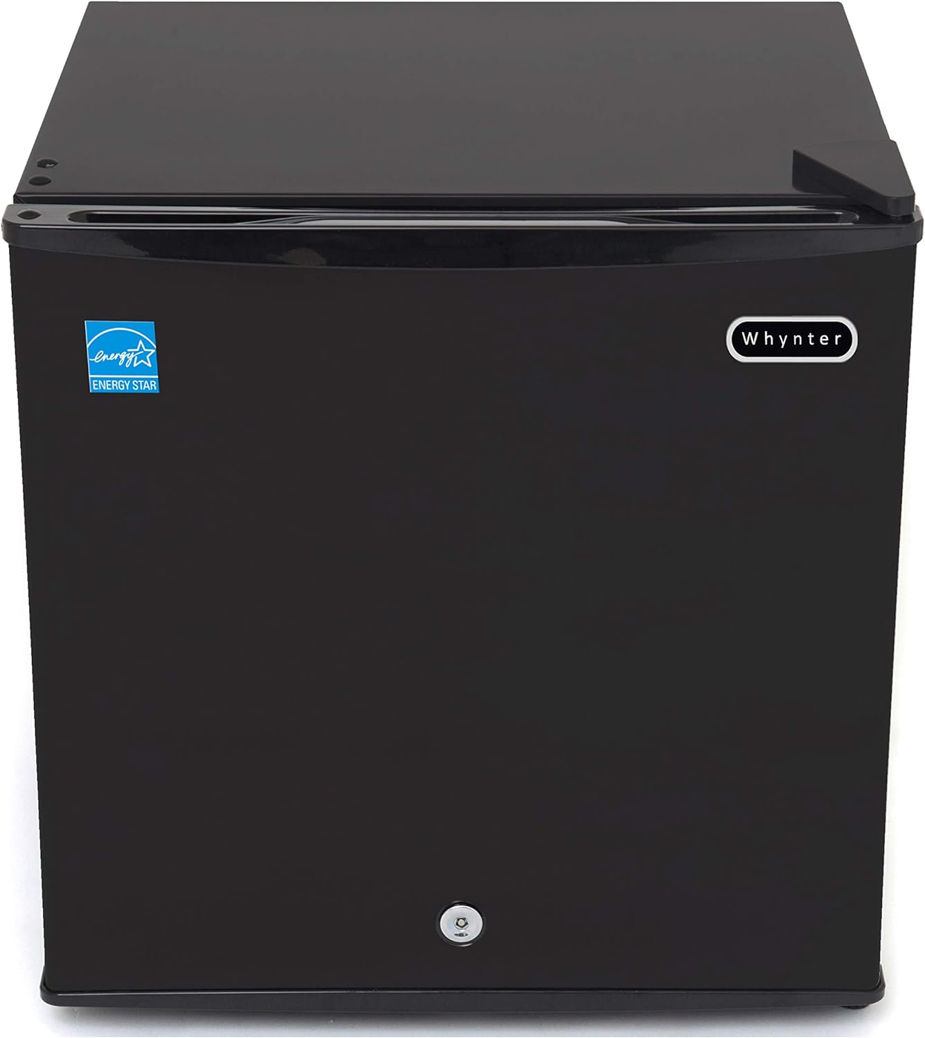 Whynter CUF-110B Energy Star Congelador vertical de 1.1 pies cúbicos con cerradura, negro  