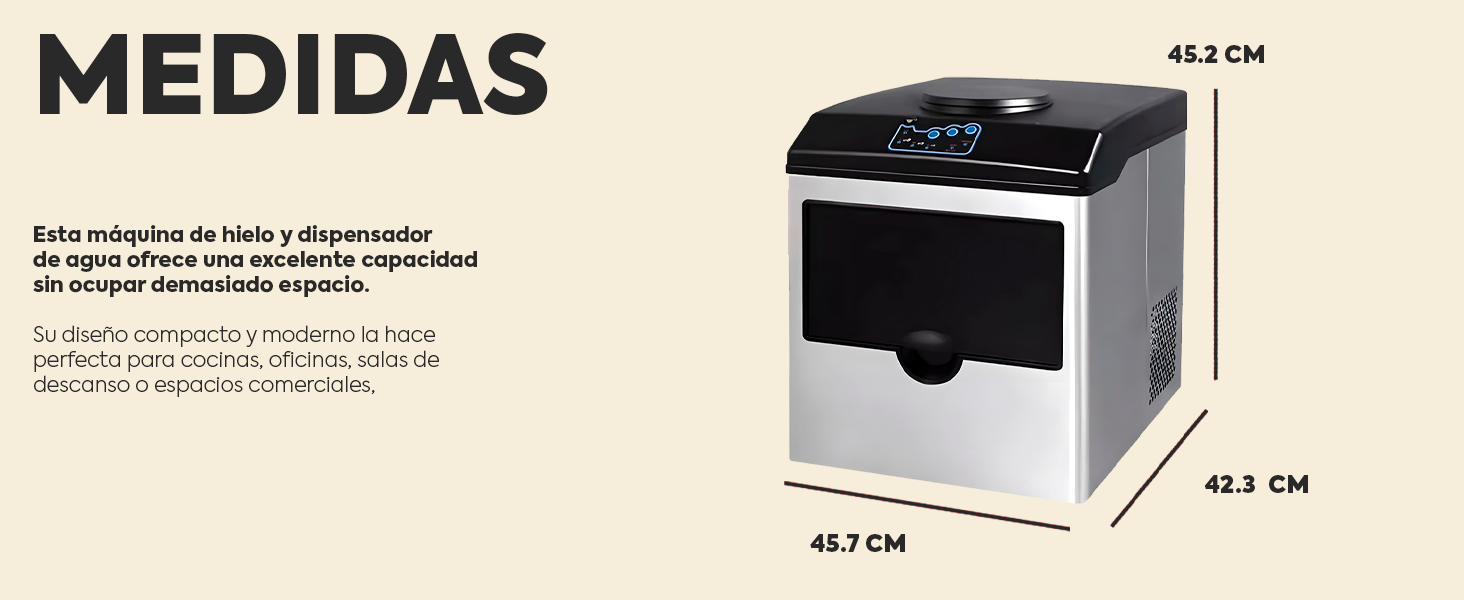 fabricador de hielo generador de hielo dispensador agua fr&iacute;a caliente y hielos m&aacute;quina de hielos