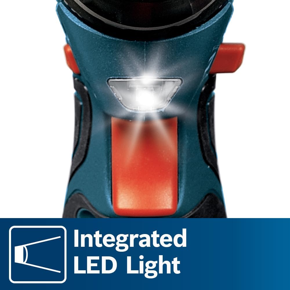 Bosch CLPK22-120 Kit combinado de 2 herramientas de 12 V máx. con Taladro/Atornillador de 3/8", Atornillador de impacto y (2) baterías de 2.0 Ah