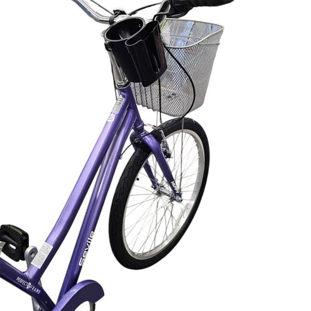 Bicicleta Urbana Huffy Seville Rodada 24 Morado