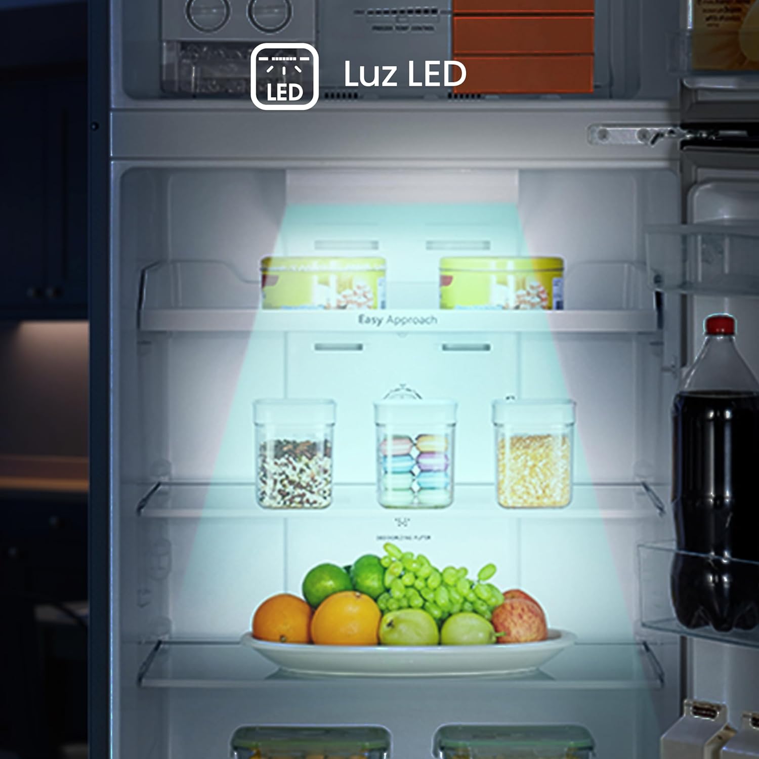 Refrigerador Top Mount Hisense 9 Pies Cúbicos Tecnología No Frost RT90N6WKX2