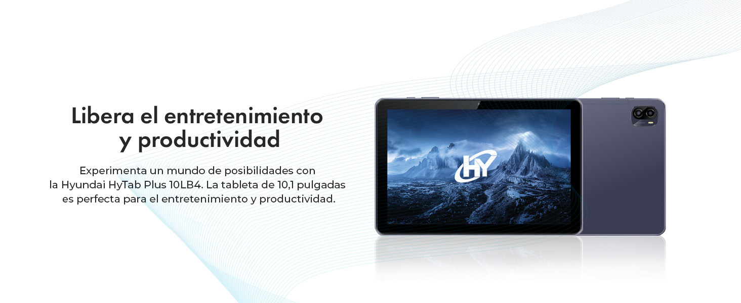 Hyundai HyTab Plus 10LB4 tablet with a 10.1-inch screen,