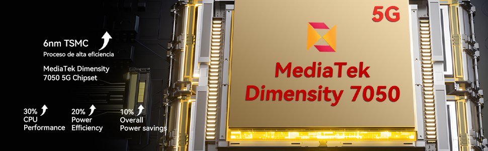 Velocidad increíble con MTK 7050 5G