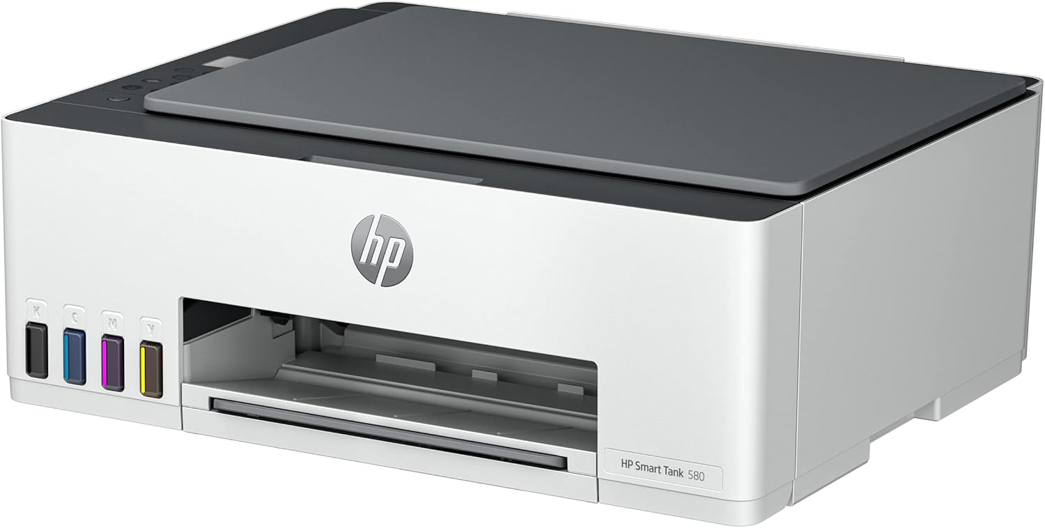 HP Impresora Multifuncional Smart Tank 585, Tinta Continua, Color, Wi-Fi, Dúplex (Doble Cara) Manual, Impresión Desde Smart App, hasta 2 años de Garantía* (1F3Y4A)