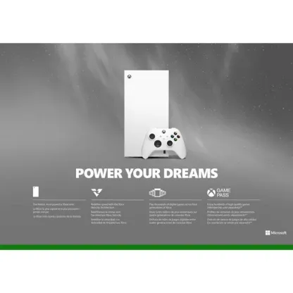 Consola de Videojuegos XBOX Microsoft Series X 1TB Digital Robot White