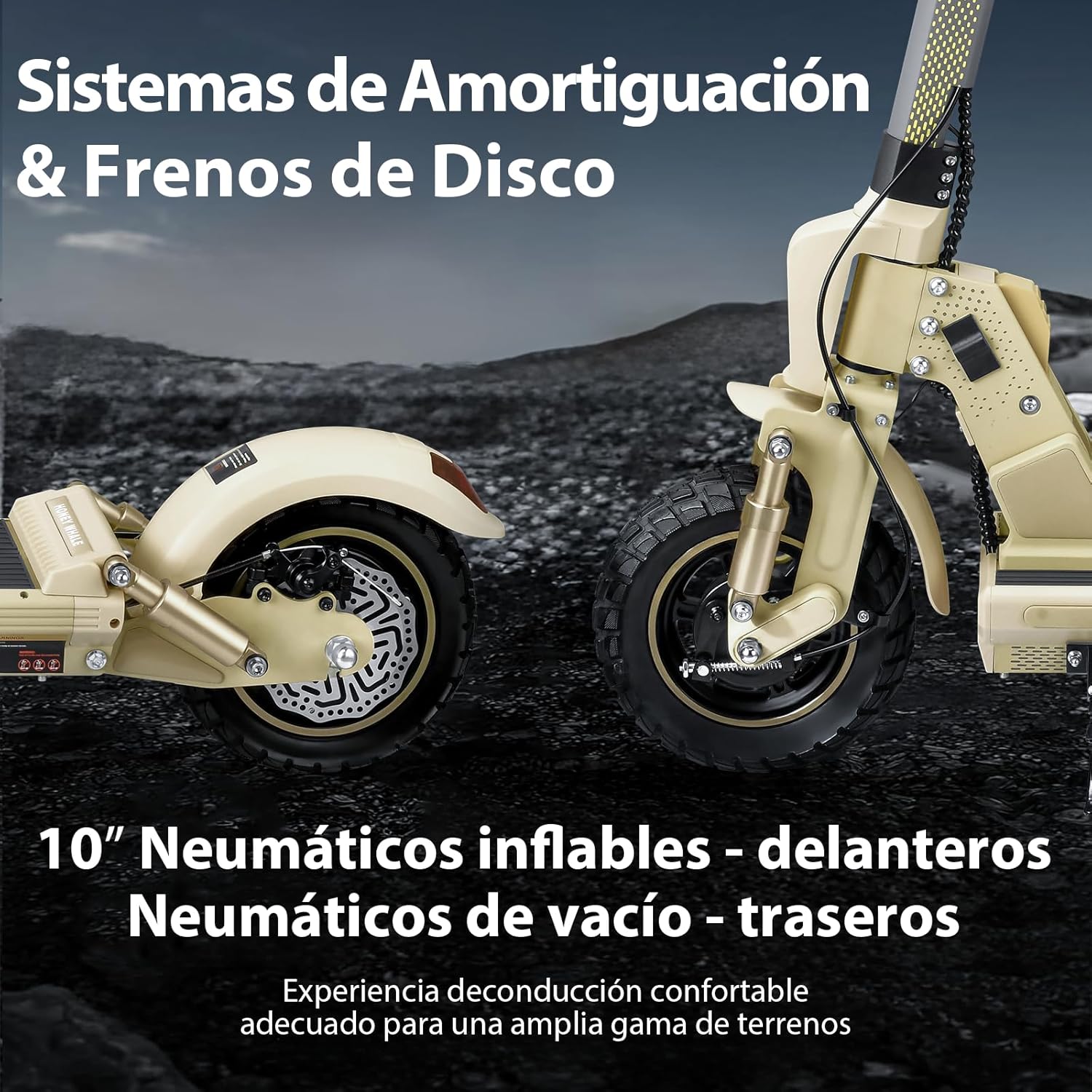 HONEYWHALE C1 Scooter Eléctrico Adulto con Asiento, Patín Eléctrico Plegable con Motor 980W, Velocidad Máxima 45 km/h, Batería 13AH-Autonomía 40km
