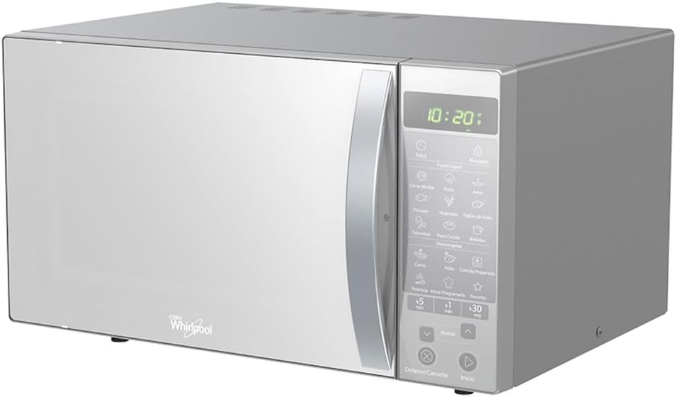 Whirlpool WM1211D Horno de Microondas con 1.1 Pies Cúbicos, Color Plata