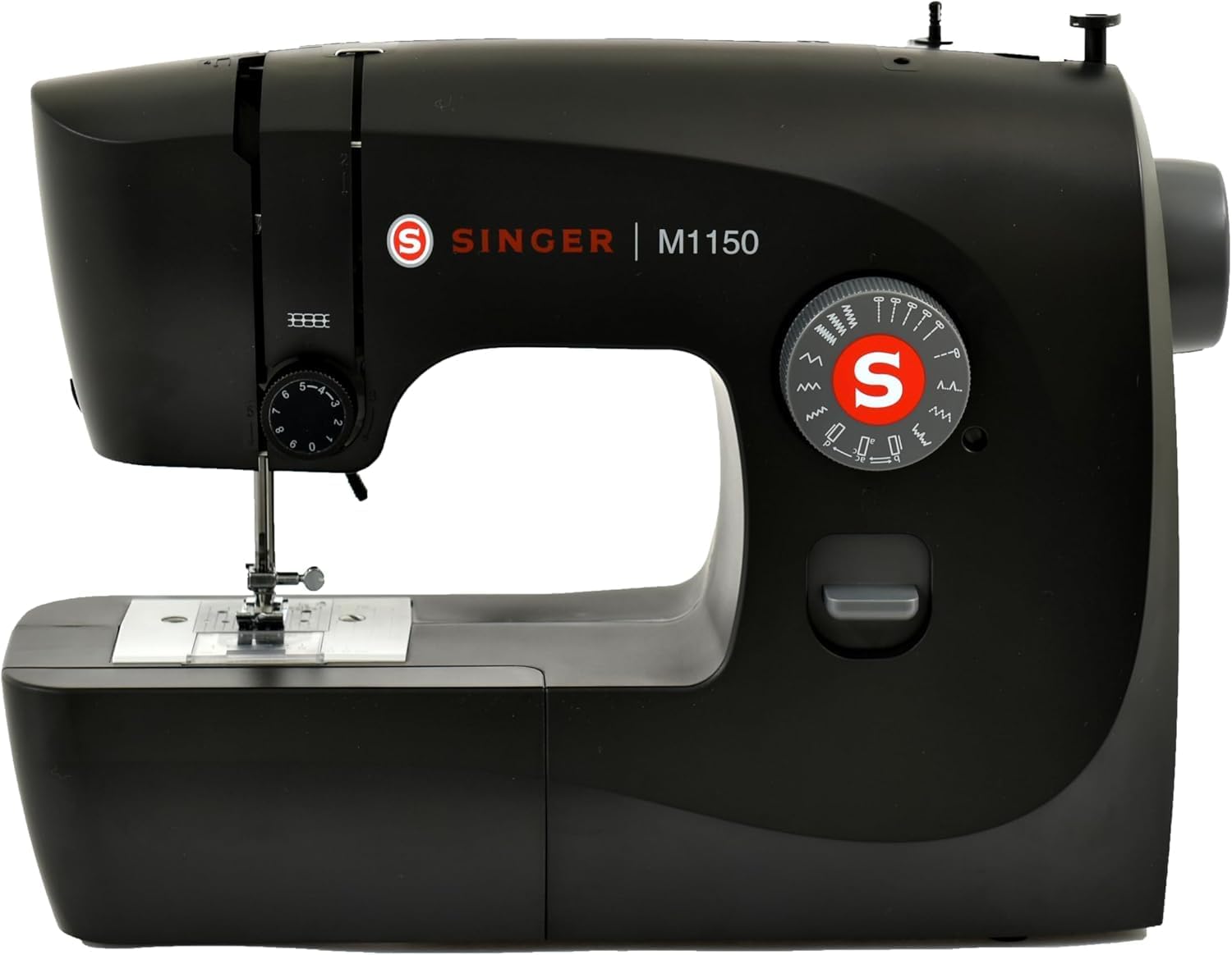 SINGER M1150 - Máquina de coser ligera y portátil con 45 aplicaciones de puntadas, luz LED y ojal de 4 pasos | Se utiliza para reparar y coser