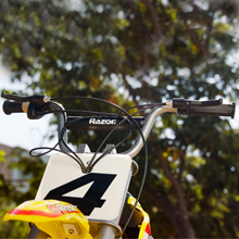 MX650, Dirt Rocket, Tierra, Electric Motor Cycle, moto eléctrica, handlebars