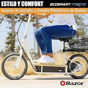 electric scooter style and comfort