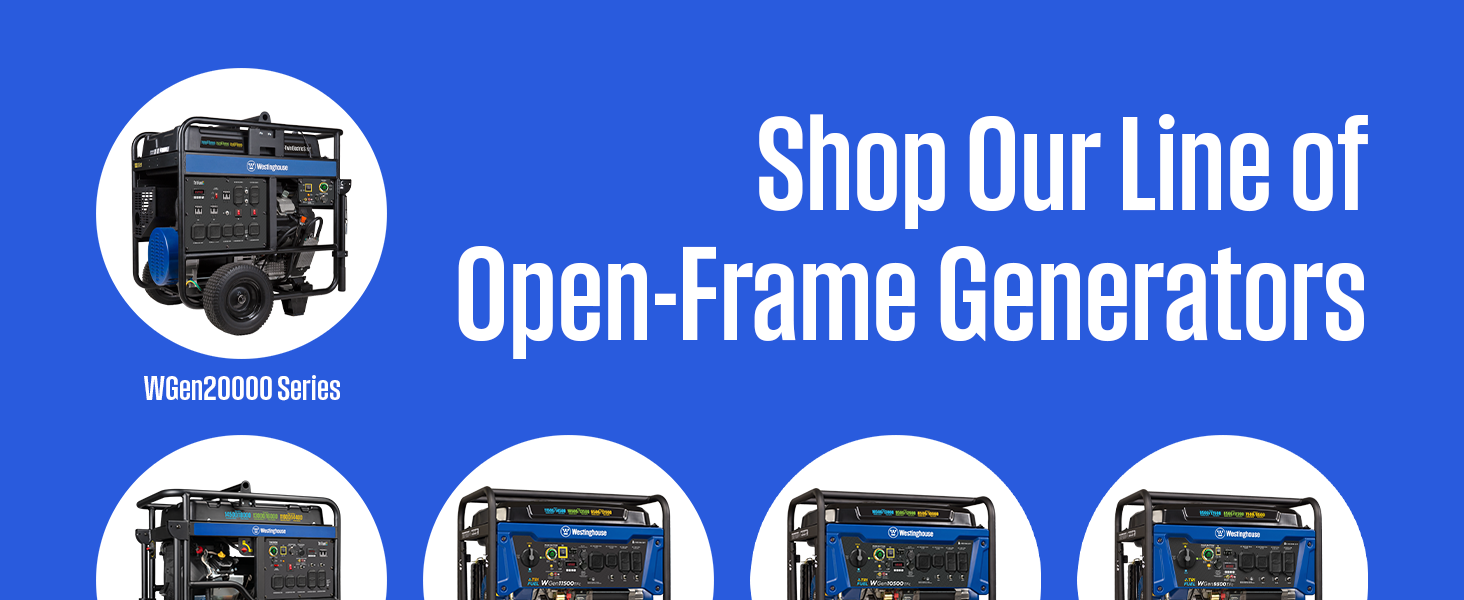 generadores de marco abierto westinghouse