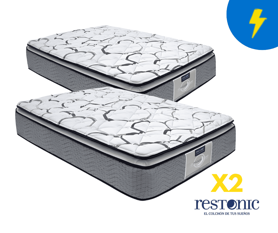 Colchon Individual  Restonic Ortopédico Mooncare 2 Piezas Restonic