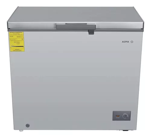 Congelador Aspix 7 Pies Gris Color Plateado(plata)