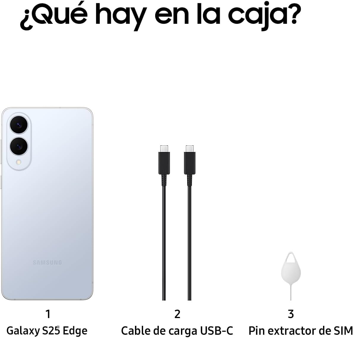 SAMSUNG Celular Galaxy S25 Edge Plata 256GB
