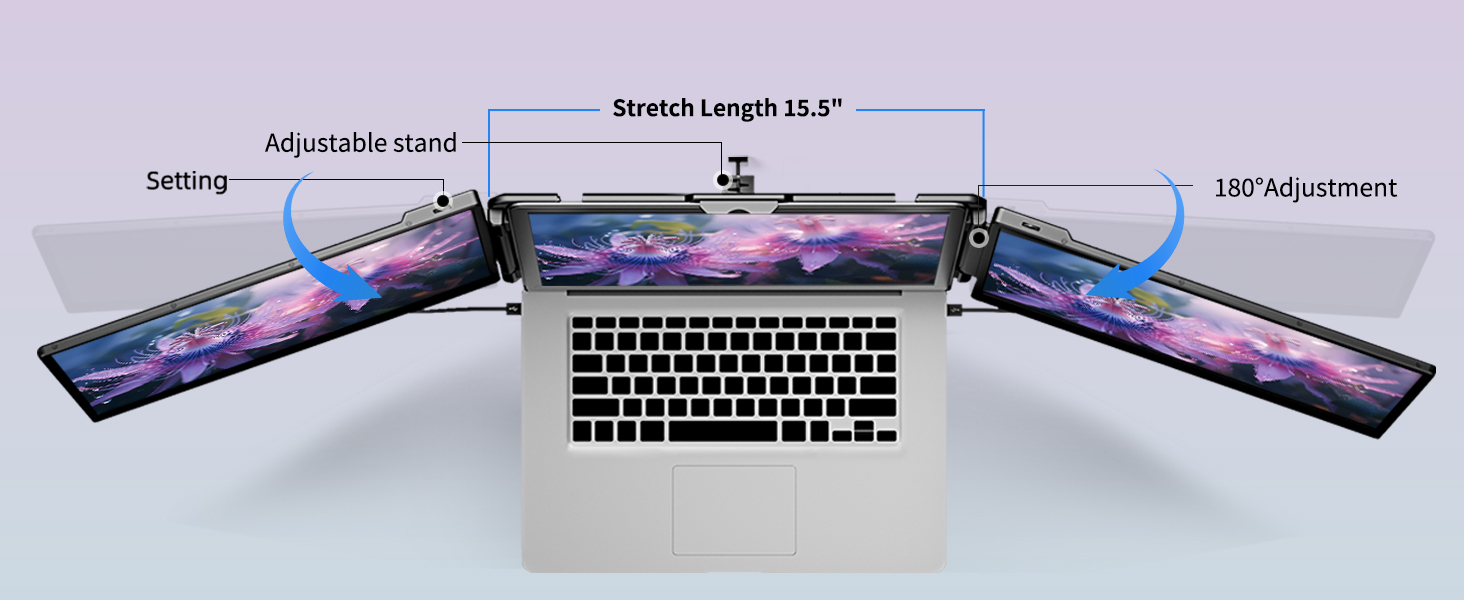 extensor de pantalla de portátil