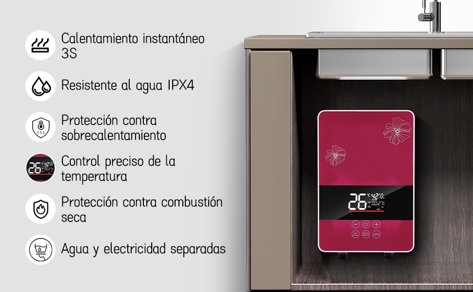  Calentador de Agua Electrico