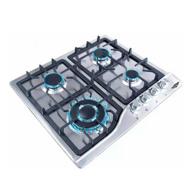 Parrilla Gas 4 Quemadores Gutstark Home Acero Inox Hogar Empotrable