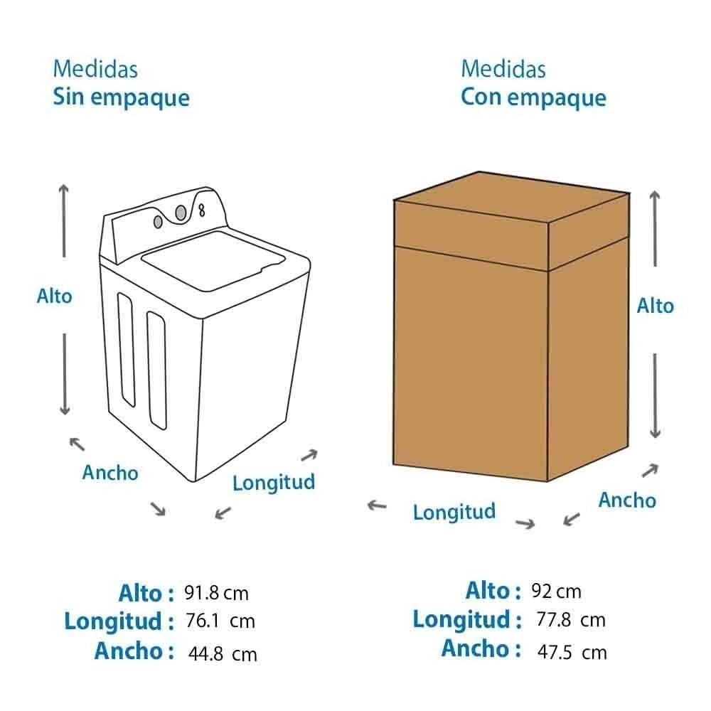 Lavadora Midea Doble Tina 11 Kg Blanca