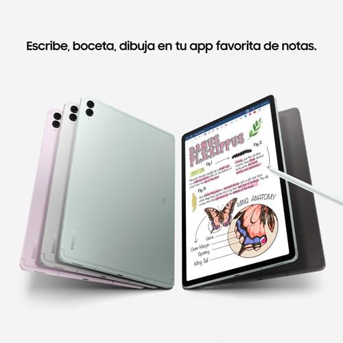 SAMSUNG Galaxy Tab S9 FE Lavanda 8GB RAM 256GB, Spen, Smart Book Cover, Nacional con Garantía