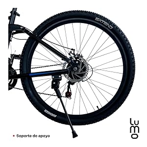 bici aluminio azul
