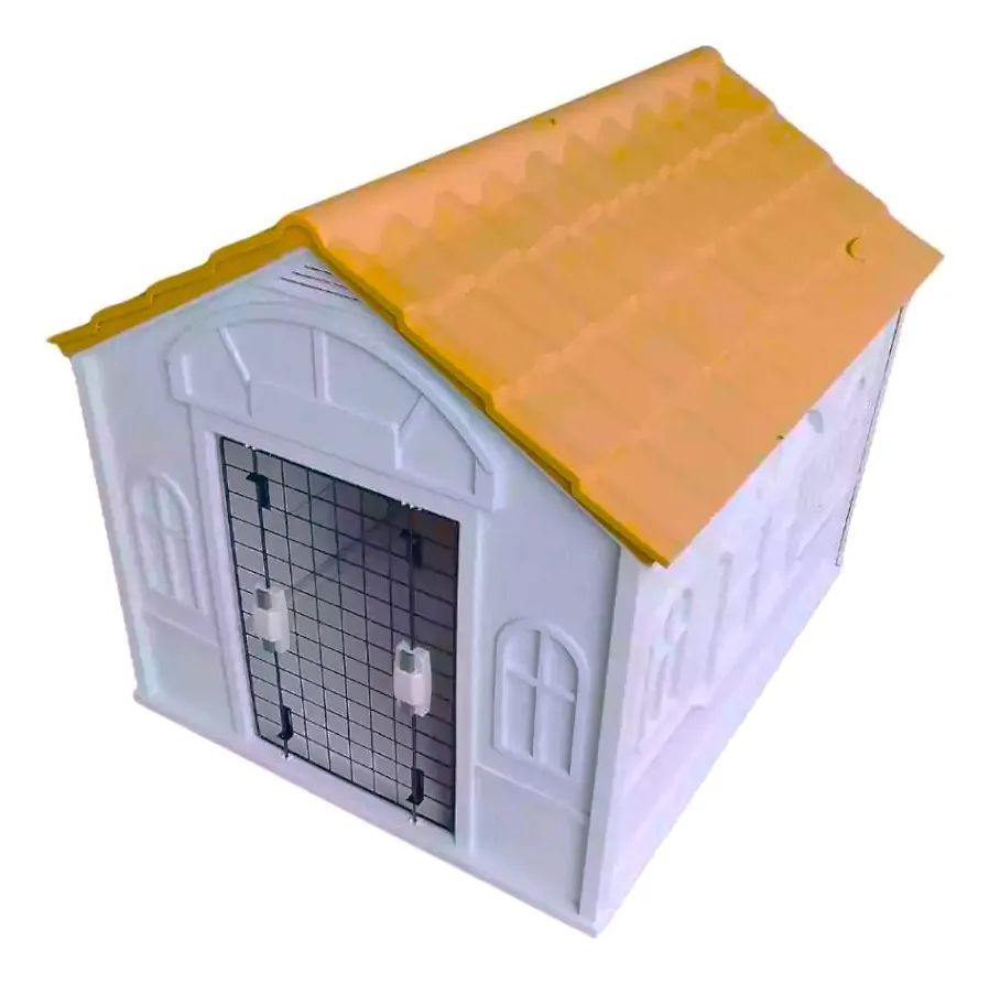 Casita para Perros Grande y Mediano Large Breed Dog House Rimax Color Crema