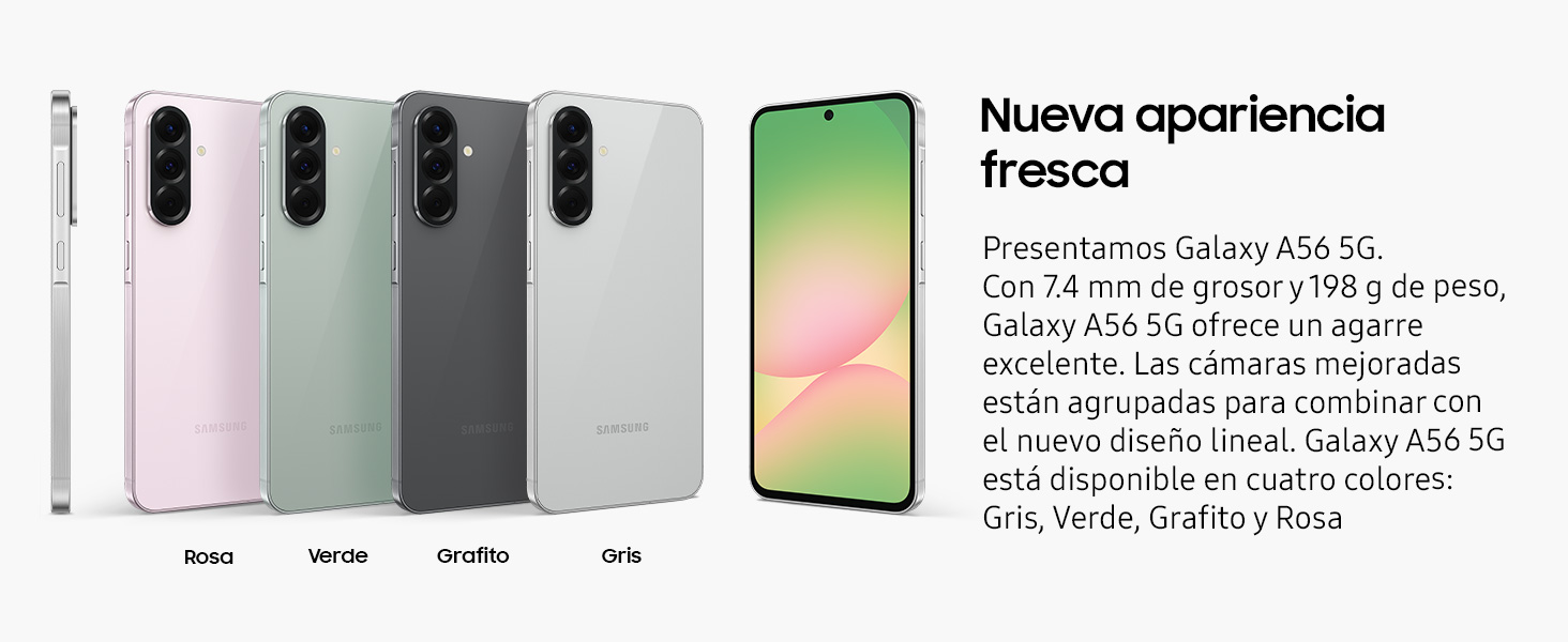 galaxy, smartphone, A56, Galaxy A56, Inteligencia Artificial, 5000 miliampe, Celular Samsung