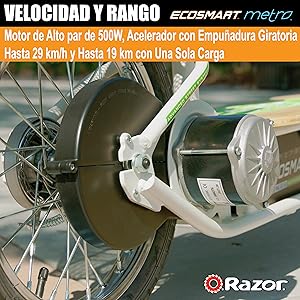 electric scooter, speed and range