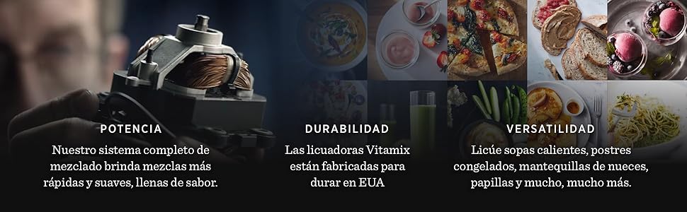 Potencia, Durabilidad, Versatilidad