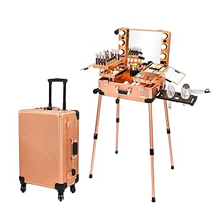 portafolios de maquillaje con ruedas